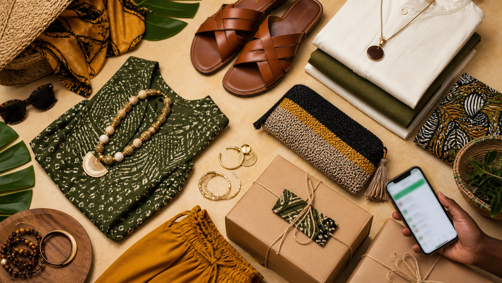 Clothing, accessories, and shoes from the YSmarket collection